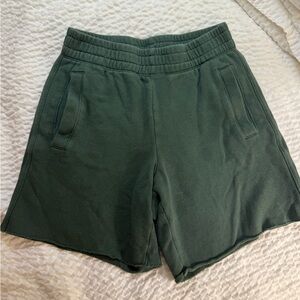 Aerie Forest Green Relaxed Shorts